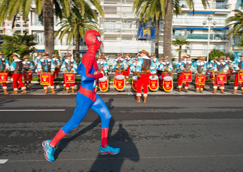 Spiderman au Festival de Nice