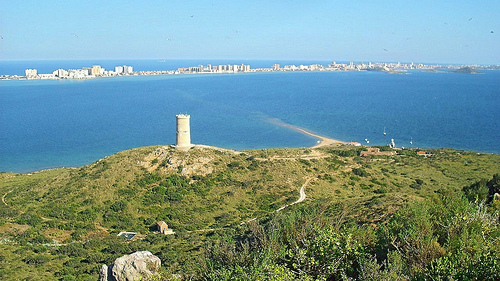 Le Mar Menor, vu depuis la Isla Mayor