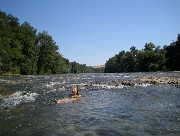 baignade dans l'ariège