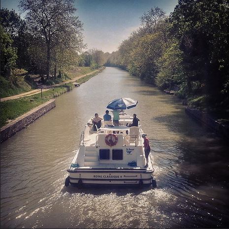 le canal du midi à Toulouse - volante bb