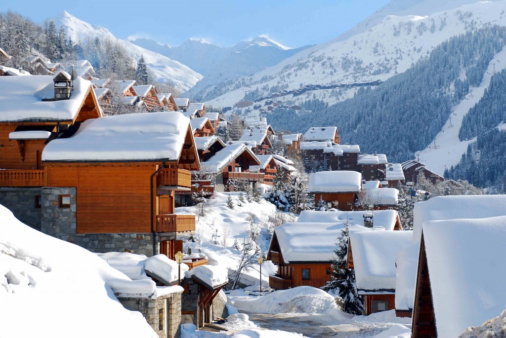 meribel station Alpes du nord