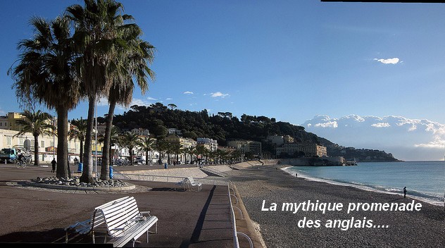 Promenade des anglais nice plage mer