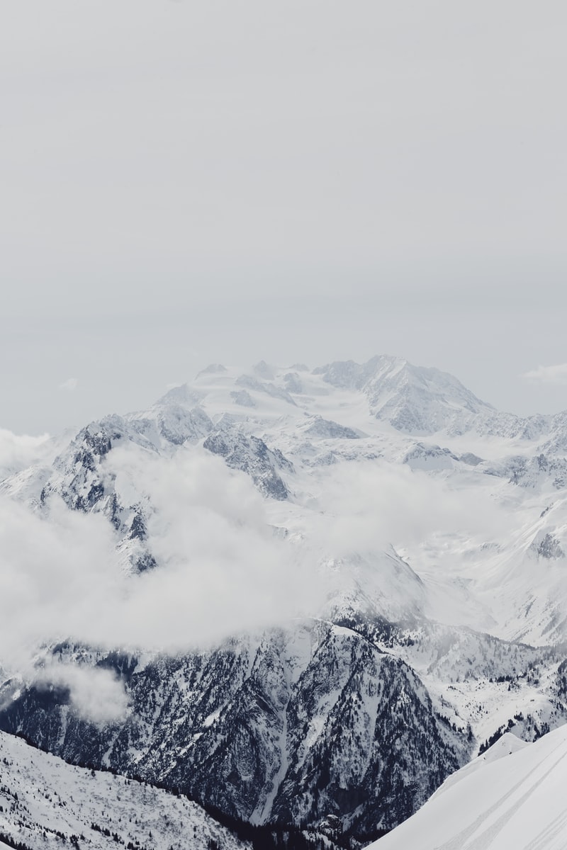 La Plagne montagne nuage ski neige Plare