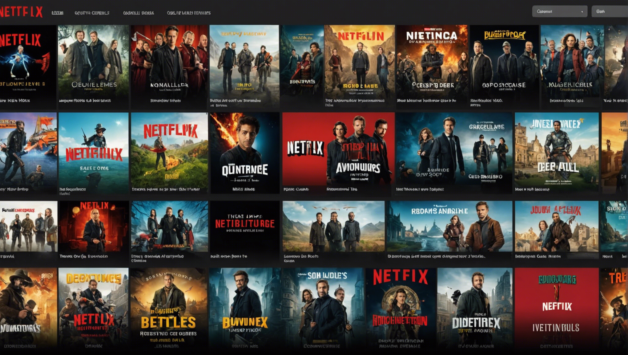 découvrez les multiples aventures en tous genres offertes par netflix. de la science-fiction à l'action, trouvez des histoires captivantes sur netflix.