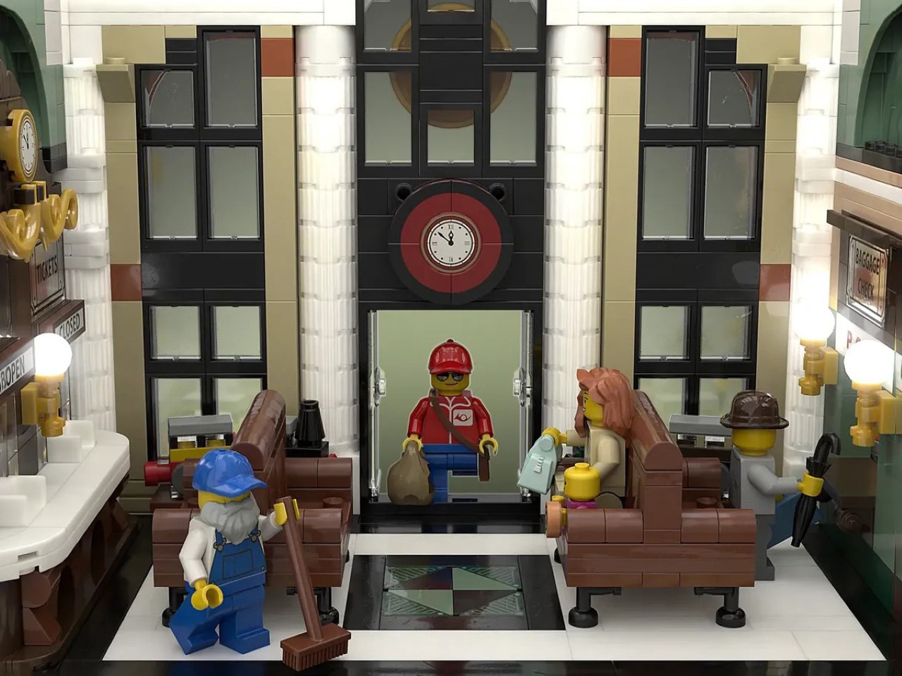 LEGO Grand Central Station - animations