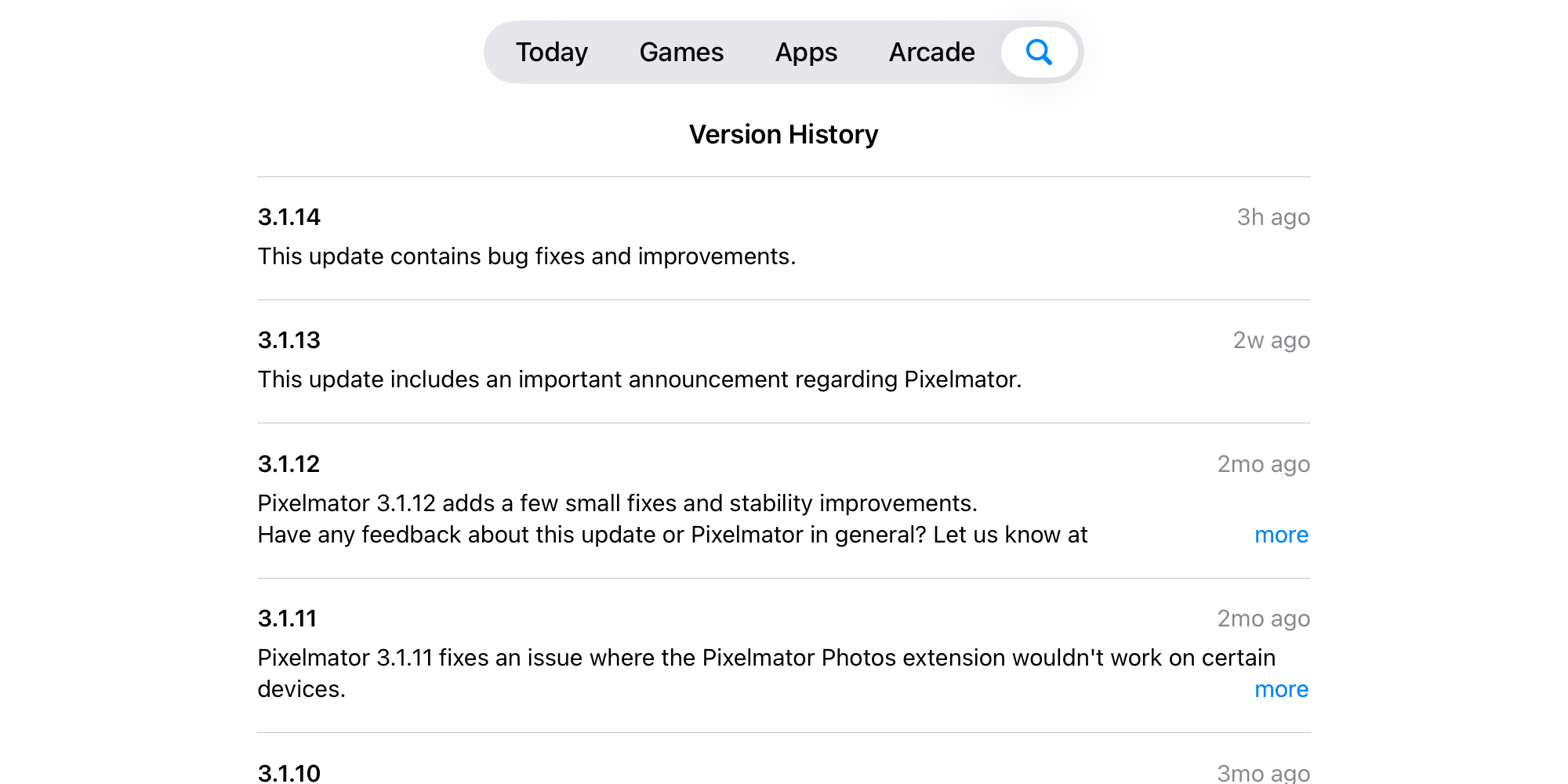 Pixelmator App Updates