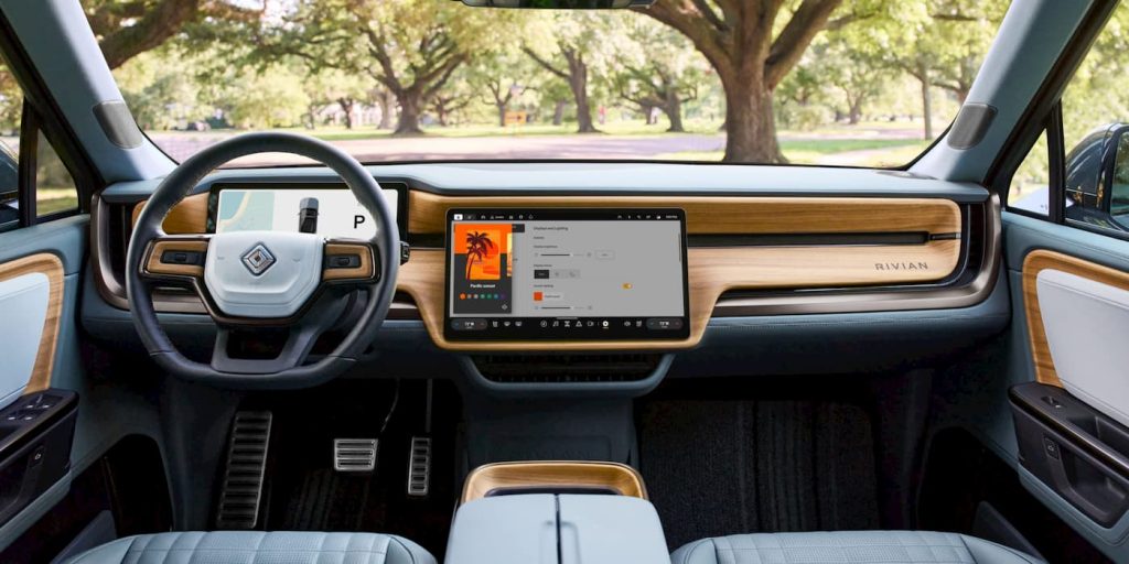 Intérieur du Rivian R1S (Source: Rivian)