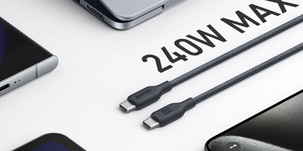 Image d'un câble bio-tressé USB-C Anker