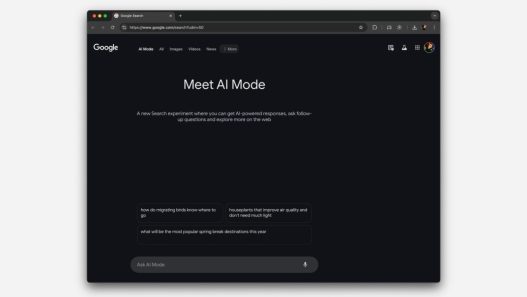 Google Search dévoile son mode IA : explore notre galerie exclusive !