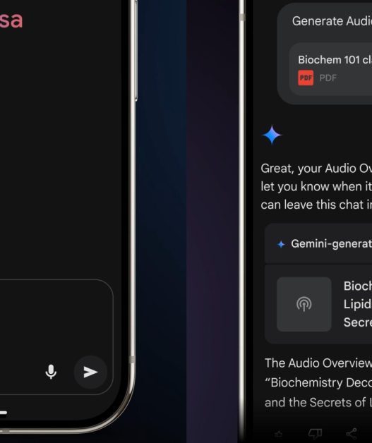 L'application Gemini introduit les aperçus audio sur Android et iOS pour une expérience enrichie